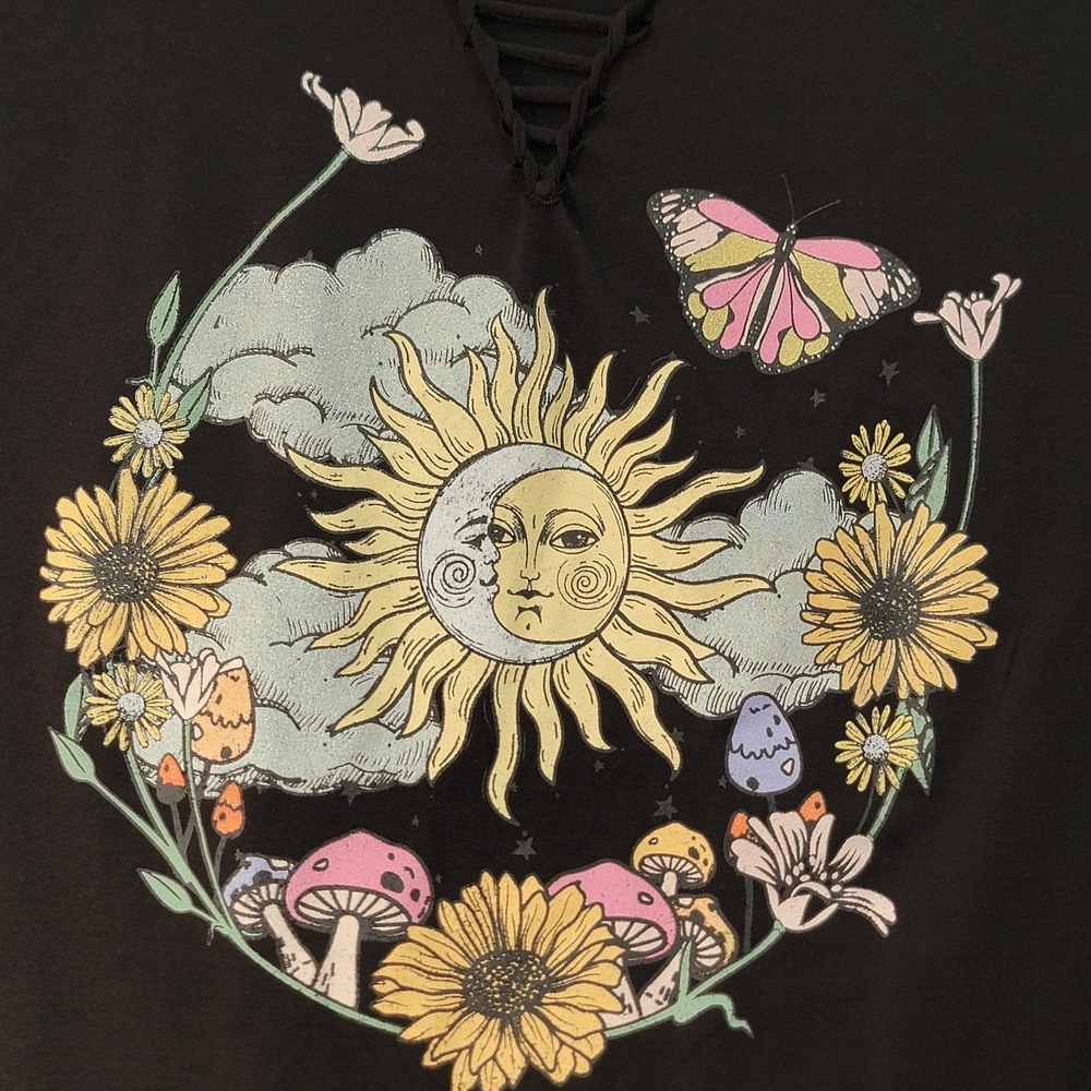 Cold Crush Women Tank Top 2XL CELESTIAL Moon Sun Grunge Steampunk Whimsigoth